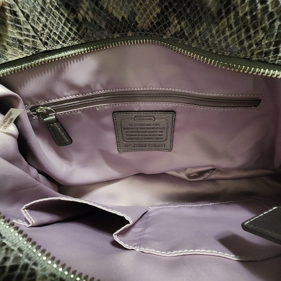 Coach Campbell Purse Exotic Leather - Picture 5 of 6